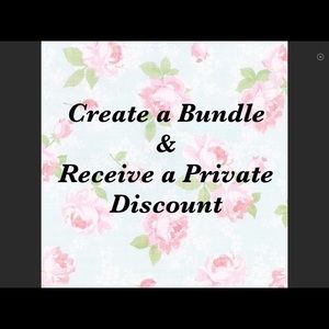 Create a bundle for a very special discount